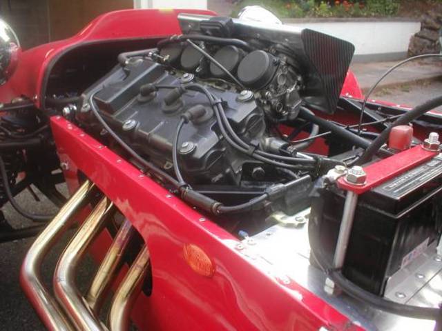 Other side of the engine